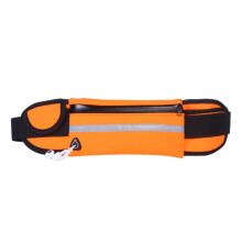 Wasserdichte Hüfttasche für Radfahren und Laufen im Freien mit Aufbewahrung für Wasserflaschen und Mobiltelefone (Orange)
