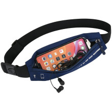 Outdoor-Sport, Laufen, Fitness, Handy, kleine Umhängetasche, tragbare Hüfttasche (dunkelblau)