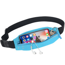 Outdoor-Sportarten Laufen Fitness Handy Kleine Umhängetasche Tragbare Hüfttasche (Hellblau)