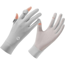 Anti-Ultraviolett-Eisseide-Zweifinger-Touchscreen-Handschuhe für den Außenbereich (Schwarz)