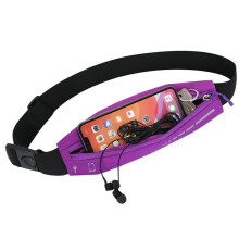 Outdoor-Sport, Laufen, Fitness, Handy, kleine Umhängetasche, tragbare Hüfttasche (lila)