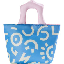 Neue verdickte Lunchbox-Tasche, Isoliertasche, Lunchtasche (blau)