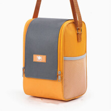 Neue isolierte Lunchbox-Tasche, Reise-Picknicktasche mit Schultergurt, Lunchtasche (Orange)