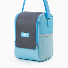 Neue isolierte Lunchbox-Tasche, Reise-Picknicktasche mit Schultergurt, Lunchtasche (Hellblau)