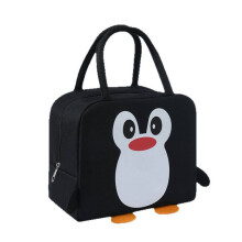 Neue Bento-Tasche, Lunch-Tasche mit großer Kapazität, tragbare Lunchbox-Tasche (schwarz)