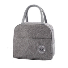 Tragbare Lunchtasche, Isoliertasche, Lunchbox-Tasche, Lunchbox-Aufbewahrungstasche (Grau)