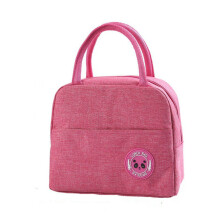 Tragbare Lunchtasche, Isoliertasche, Lunchbox-Tasche, Lunchbox-Aufbewahrungstasche (Rosenrot)