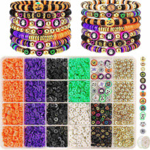 Halloween Ton Perlen Armband Herstellung Kit Halloween Schmuck Machen Diy
