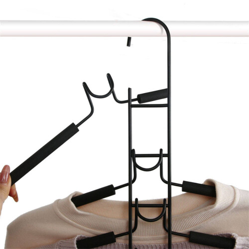 Multifunktionel Multi-Layer Folde Hanger Garderobe Opbevaring Krog 1