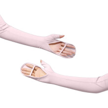 Sommer-Anti-UV-Fahrradhandschuhe, atmungsaktiv, locker, Sonnenschutz (Pink)