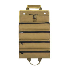 Canvas Durable Tischler Elektriker Reparatur Aufbewahrungstasche Roll Werkzeugtasche (Khaki)