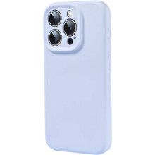 Flüssigsilikon-Telefonhülle für iPhone 16 (Blau)