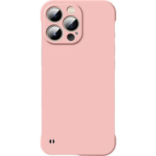 Ultradünne randlose Handyhülle für iPhone 16Promax (Pink)