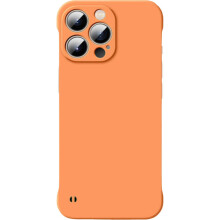 Ultradünne randlose Handyhülle für iPhone 16Promax (Orange)