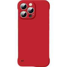 Ultradünne randlose Handyhülle für iPhone 16Promax (Rot)