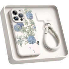Neue All-Inclusive-Hülle aus flüssigem Silikon für die Handyhülle Iphone16Pro (Handyhülle + Lanyard)