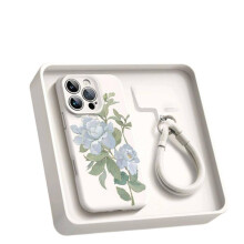 Neue All-Inclusive-Hülle aus flüssigem Silikon für die Handyhülle Iphone16Pro (Handyhülle + Lanyard)