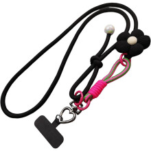 Verstellbares langes geflochtenes Seil-Telefon-Lanyard zum Umhängen