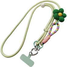 Verstellbares langes geflochtenes Seil-Telefon-Lanyard zum Umhängen