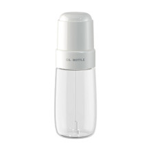 Haushalts-Ölsprüher, Küchen-Speiseöl-Zerstäubungs-Sprühflasche, Haushalts-Küchen-Ölsprüher, Öltank-Topf, Glas-Sojasaucenflasche (weiß)