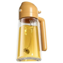 Ölsprühflasche für den Haushalt, Mehrzweck-Ölsprühtopf, auslaufsicherer Öltanktopf aus Glas (grün)