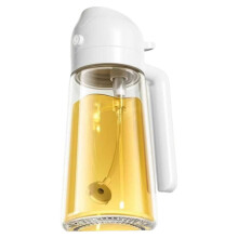 Ölsprühflasche für den Haushalt, Mehrzweck-Ölsprühtopf, auslaufsicherer Öltanktopf aus Glas (gelb)