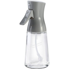 180 ml Ölsprüher, BBQ-Luftfritteuse, Dual-Use-Press-To-Spray-Ölflasche (grau)