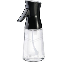 180 ml Ölsprüher, BBQ-Luftfritteuse, doppelt verwendbar, zum Sprühen von Öl (schwarz)