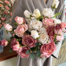 Rose Simulation Blume Braut Hochzeit Bouquet Blume Dekoration Ornament