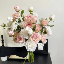 Rose Simulation Blume Braut Hochzeit Bouquet Blume Dekoration Ornament