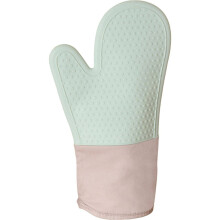 Silikon-Küchenofen-Spezialhandschuhe, hochtemperaturbeständig, rutschfest (grün)