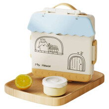 Versiegelte Frischhaltebox, Lunchbox aus lebensmittelechtem Kunststoff (blau)