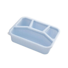 Lunchbox aus Weizenstroh, beheizbare Lunchbox aus Kunststoff, Studenten-Lunchbox (blau)