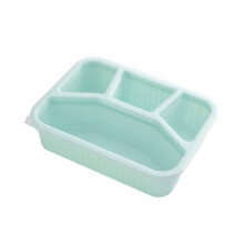 Lunchbox aus Weizenstroh, beheizbare Lunchbox aus Kunststoff, Studenten-Lunchbox (grün)
