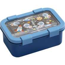 Hochtemperaturbeständige, tragbare, isolierte Lunchbox aus Edelstahl (blau)