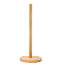 Bambus-Papierhandtuchhalter für Küche und Restaurant, vertikales Toilettenpapier-Aufbewahrungsregal aus Holz (11,5 x 28 cm)
