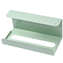 Serviettenhalter für den Haushalt, Schranktürbox, Wandmontage, Papierhandtuchhalter (grün)