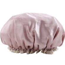 Duschhaube für Erwachsene, wasserdicht, für Frauen, multifunktional, für Zuhause und Küche, Anti-Rauch-Kappe (Champagner)