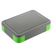 Versiegelte Obstbox für Studenten, Salatbox, beheizbare Lunchbox (grau)
