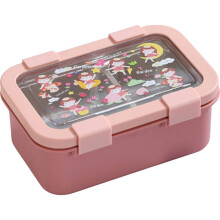 Hochtemperaturbeständige, tragbare, isolierte Lunchbox aus Edelstahl (Pink)