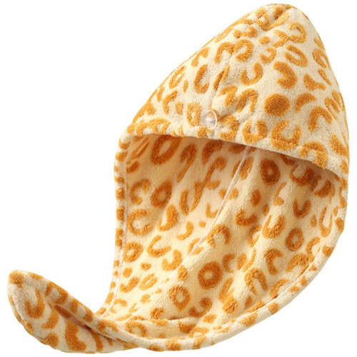 Touca de banho superabsorvente de secagem rápida, grossa e de camada dupla (rosa) 2