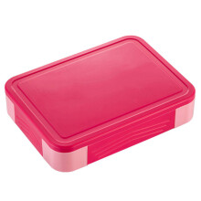 Versiegelte Obstbox für Studenten, Salatbox, beheizbare Lunchbox (Rosenrot)
