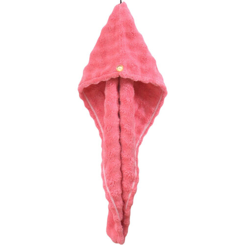 Γυναικείο καπάκι ντους για ξηρά μαλλιά από Coral Fleece για οικιακή χρήση (Μπλε) 1