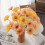 Sonnenblumen-Dekoration, Kunstblumen 3