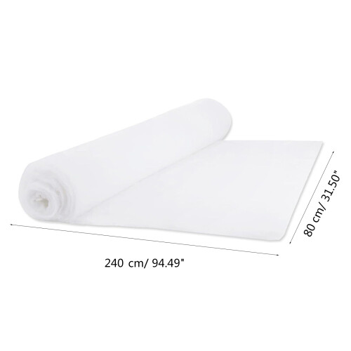 Christmas Snow Blanket Roll White Fluffy Artificial Snow Carpet 2