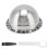 Kaffeekapsel-Filter 80ml 58x58x29,5 mm Silber 2