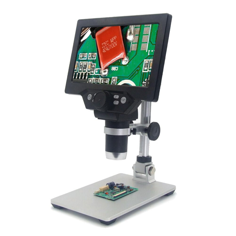 1200X Digital Microscope USB Portable 7 Inch LCD Video Soldering Microscope For PCB And Phone Repair Inspection-image-OPC-PMN6Z2Z-NEW