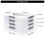 Convenient Multi Layer Fridge Food Storage Box-A layer of white 4