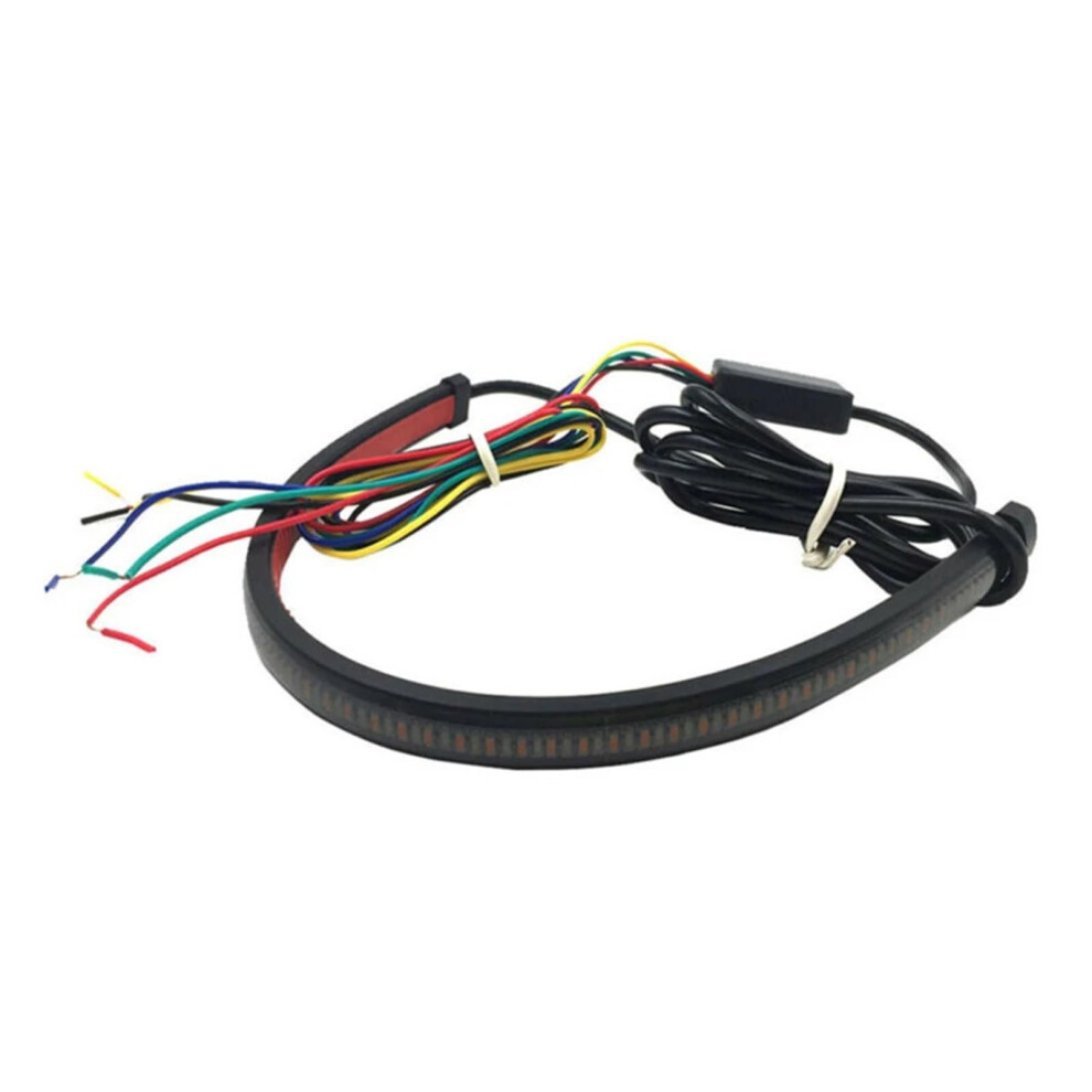 Motorbike Rear 30 Cm Flexible Led Strip Stop Turn Signal Brake Sequential Switchback Flasher Light 9105992855124