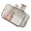 Waterproof Plastic Cosmetic Pad Holder Storage-Silver 1